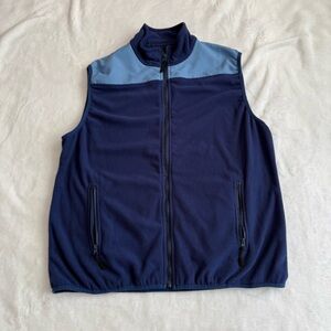 Men's Blue Sleeveless Jacket
